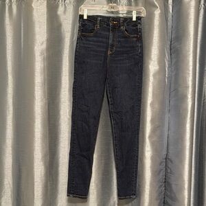 American Eagle Outfitters Blue Jeggings Sleek Fit